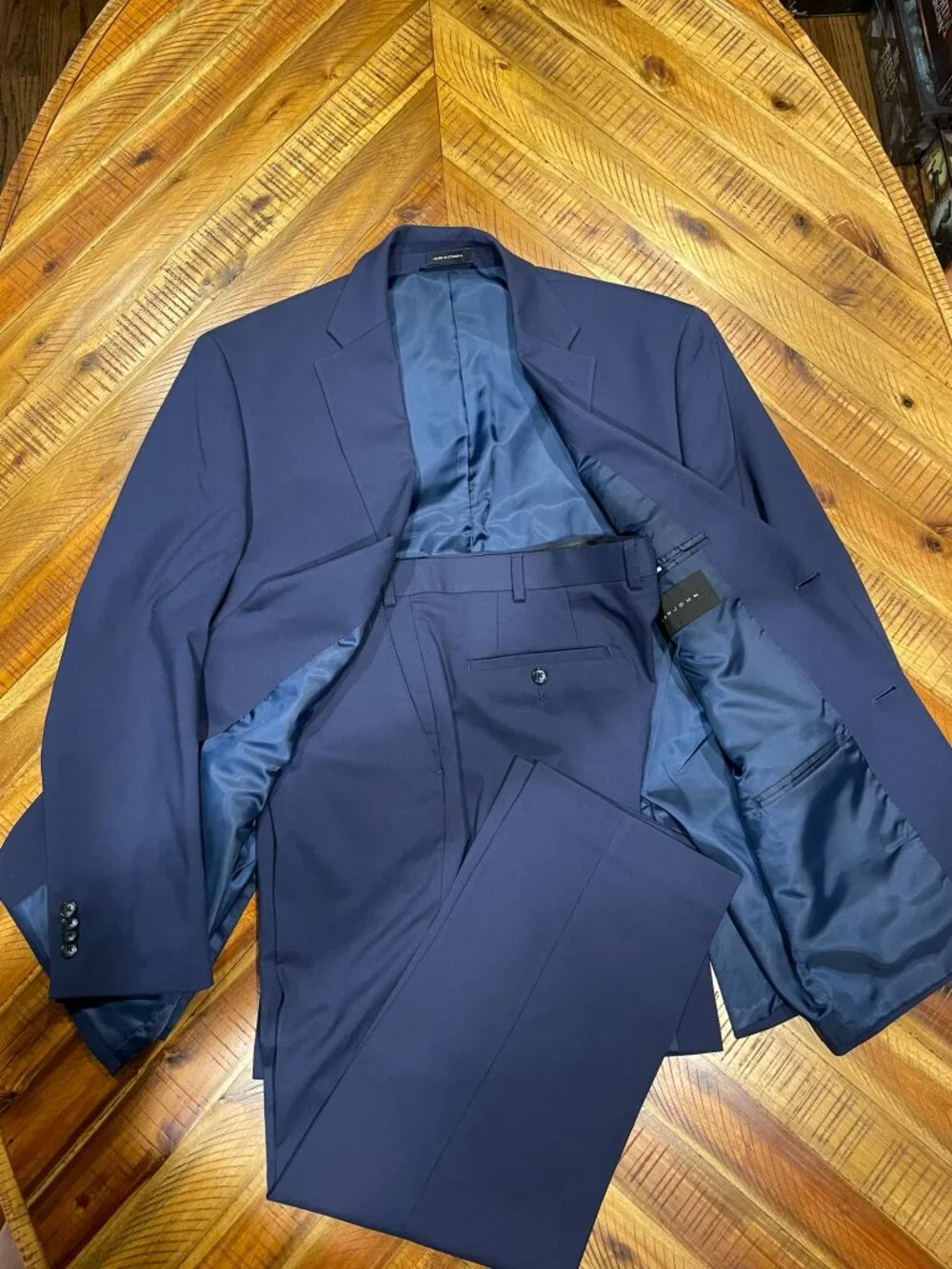 Sean John Two-piece Navy Blue Suit